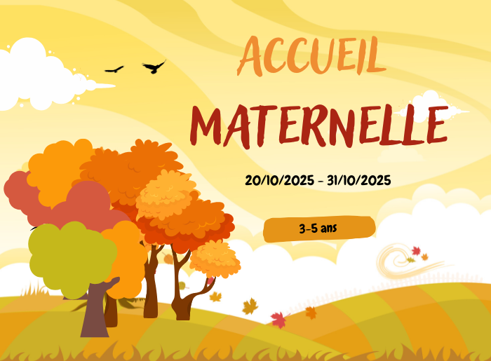 Vacances d'automne : Maternelle 3-5 ans 