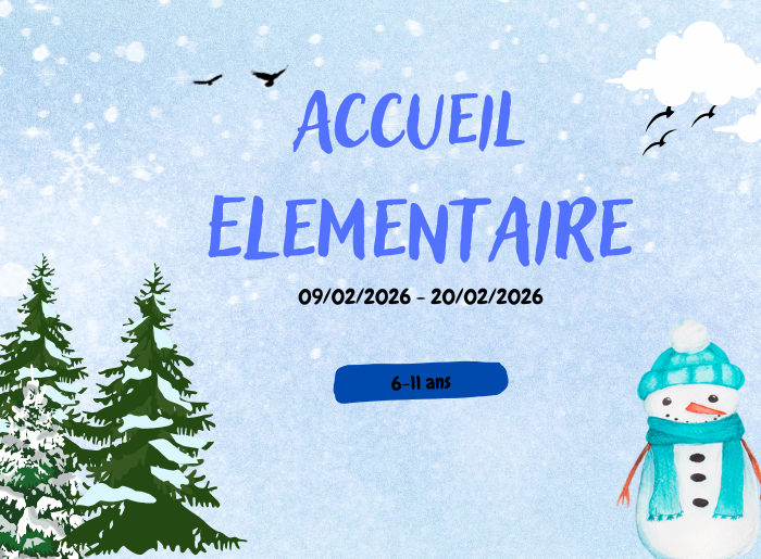 Vacances d'hiver : Elémentaire 6-11ans