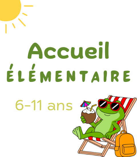 Vacances Été : élémentaire 6-11ans 2026