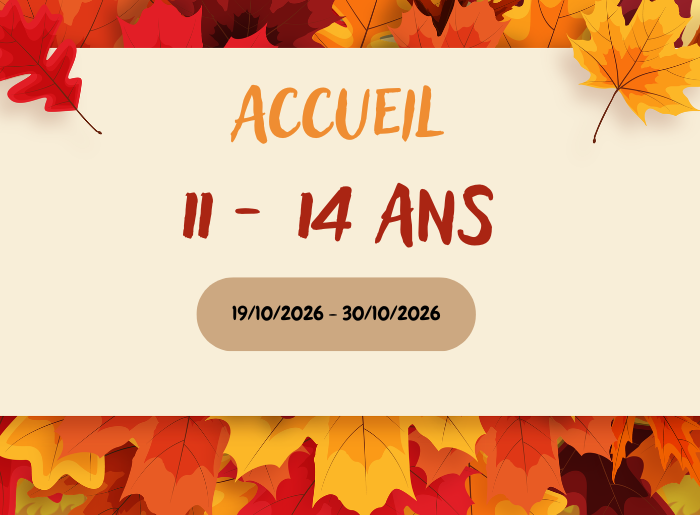 Accueil de Loisirs - 11-14 ans 